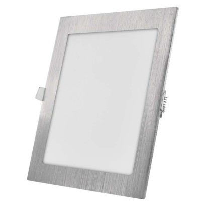 LED-Einbauleuchte NEXXO, quadratisch, silber, 18W, mit CCT-Wechsel