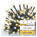 Standard LED connecting Christmas chain, 10 m, outdoor, warm/cold white