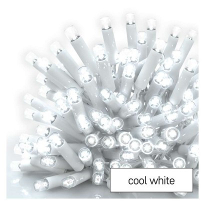 Spojovacia reťaz Profi LED biela, 10 m, vonkajšia a vnútorná, studená biela