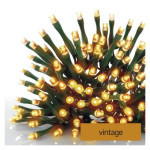 LED vánoční řetěz, 8 m, venkovní i vnitřní, vintage, časovač