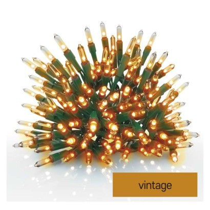 LED-Weihnachtskette - traditionell, 22,35 m, innen und außen, vintage