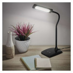 LED stolová lampa EDDY, čierna