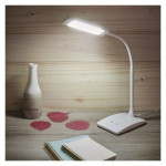LED stolová lampa EDDY, biela