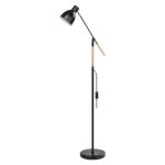 Floor lamp EDWARD for E27 bulb, 150 cm, black