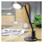 LED stolová lampa WESLEY, čierna
