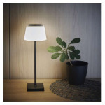 LED table lamp KATIE, rechargeable, black