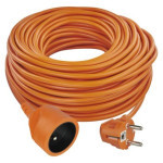 Predlžovací kábel 40 m / 1 zásuvka / oranžová / PVC / 230 V / 1,5 mm2