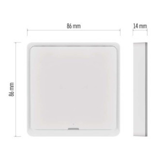 Przenośny kontroler sceny GoSmart IP-2001ZW, ZigBee 3.0, 1-przycisk