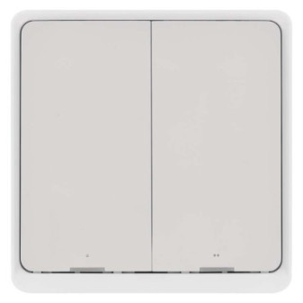 Przenośny kontroler scen GoSmart IP-2002ZW, ZigBee 3.0, 2-przyciskowy