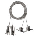 Cable set for hanging mounting of ORTO linear luminaires