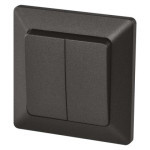 Double AC switch No. 6 6, anthracite
