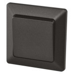 Push-button switch 1/0, anthracite