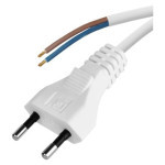 Flexo PVC cord 2×0,5mm2, 2m, white