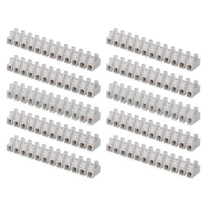 Terminal block 12x10,0 mm white