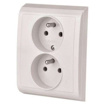 Double socket PRAKTIK 4FN15066.901B
