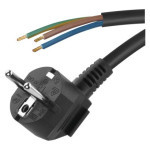 Flexo PVC cord 3×0,75mm2, 2m, black