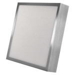 LED luminaire NEXXO, square, silver, 21W, with CCT change