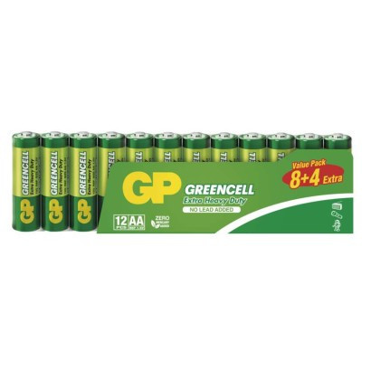 Zinková baterie GP Greencell AA (R6)