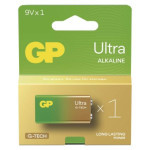 GP Ultra 9V Alkaline Battery (6LF22)