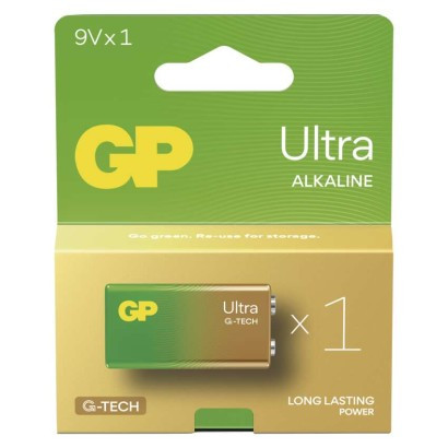 GP Ultra 9V Alkalibatterie (6LF22)