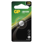 GP CR1220 lithium button cell battery