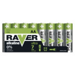 Alkalická batéria RAVER AA (LR6)