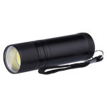 Metalowa latarka ręczna COB LED P3894, 100 lm, 3× AAA
