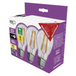LED žiarovka Filament A60 / E27 / 3,8 W (60 W) / 806 lm / teplá biela