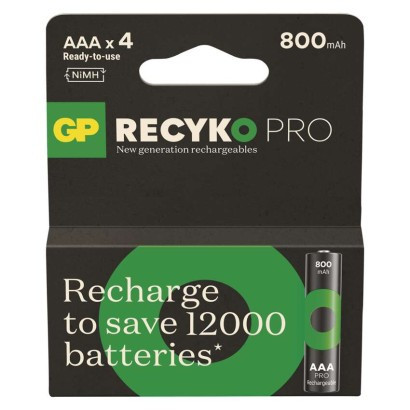 GP ReCyko Pro Professional AAA Rechargeable Battery (HR03)