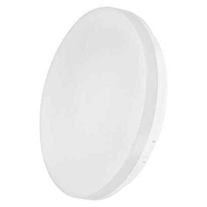 LED luminaire TORI, round white 24W warm white, IP54