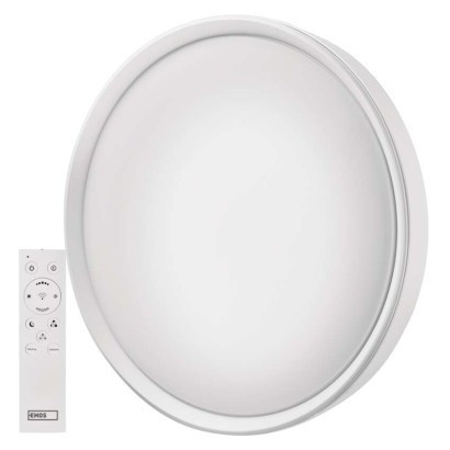 Smart LED luminaire GoSmart, seated, circular, 45W, CCT, dimmable, Wi-Fi