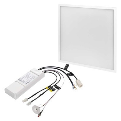 Panel LED PROFI 60×60, kwadratowy wpuszczany biały, 40W biały neutralny, awaryjny