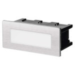 LED orientační vestavné svítidlo AMAL 123×53, 1,5W tep. bílá,IP65