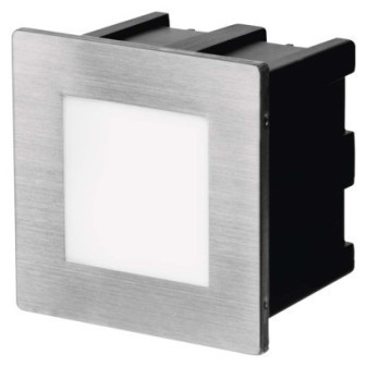 Oprawa LED do wbudowania AMAL 80×80 2W neutr. biały, IP65