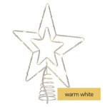 Standardowa gwiazda bożonarodzeniowa LED, 28,5 cm, do wnętrz i na zewnątrz, ciepła biel