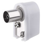 IEC plug socket plug-in angled connector