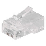 Connector for UTP cable (wire), white