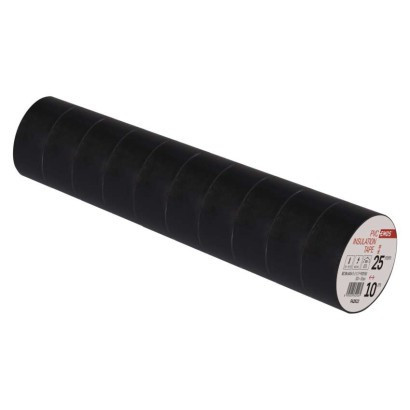 PVC-Isolierband 25mm / 10m schwarz