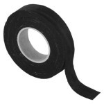Izolačná textilná páska 19 mm / 10 m čierna