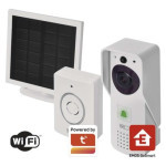 GoSmart Home Wireless Battery Video Doorbell IP-09D with Wi-Fi and Solar Panel