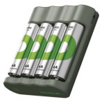 Batterieladegerät GP Eco E441   4× AA ReCyko 2100