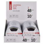Universal tape 48mm / 10m DUCT TAPE, 10 pcs, display box