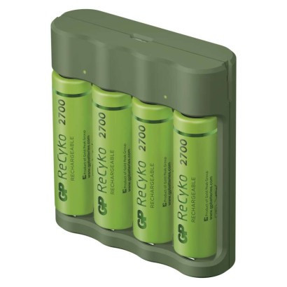 Nabíjačka batérií GP Everyday B421   4× AA ReCyko 2700   USB