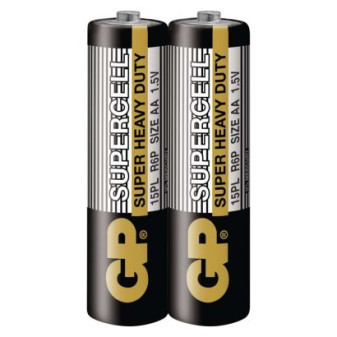 GP Supercell AA (R6) zinc battery, 2 pcs