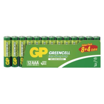 Zinková vzduchová batéria GP Greencell AAA (R03)