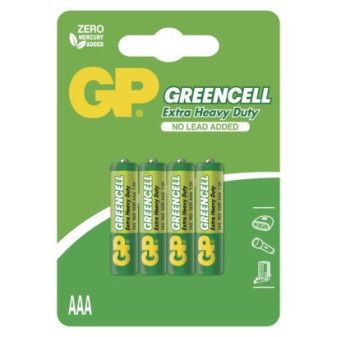 Zinková vzduchová batéria GP Greencell AAA (R03)