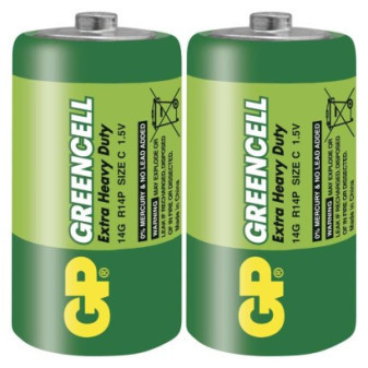 Zinková vzduchová batéria GP Greencell C (R14)