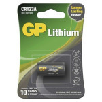 GP CR123A lithium battery