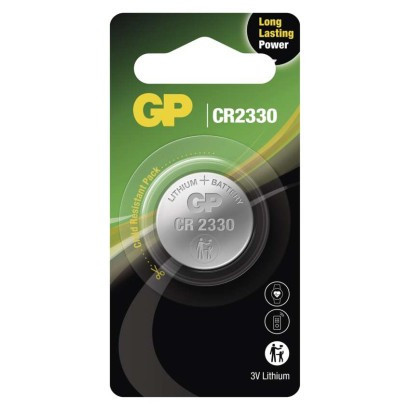 GP CR2330 lithium button cell battery