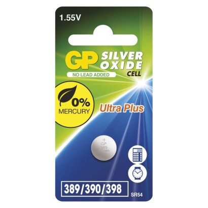Knopfbatterie für GP 389 Uhren (SR54, SR1130)